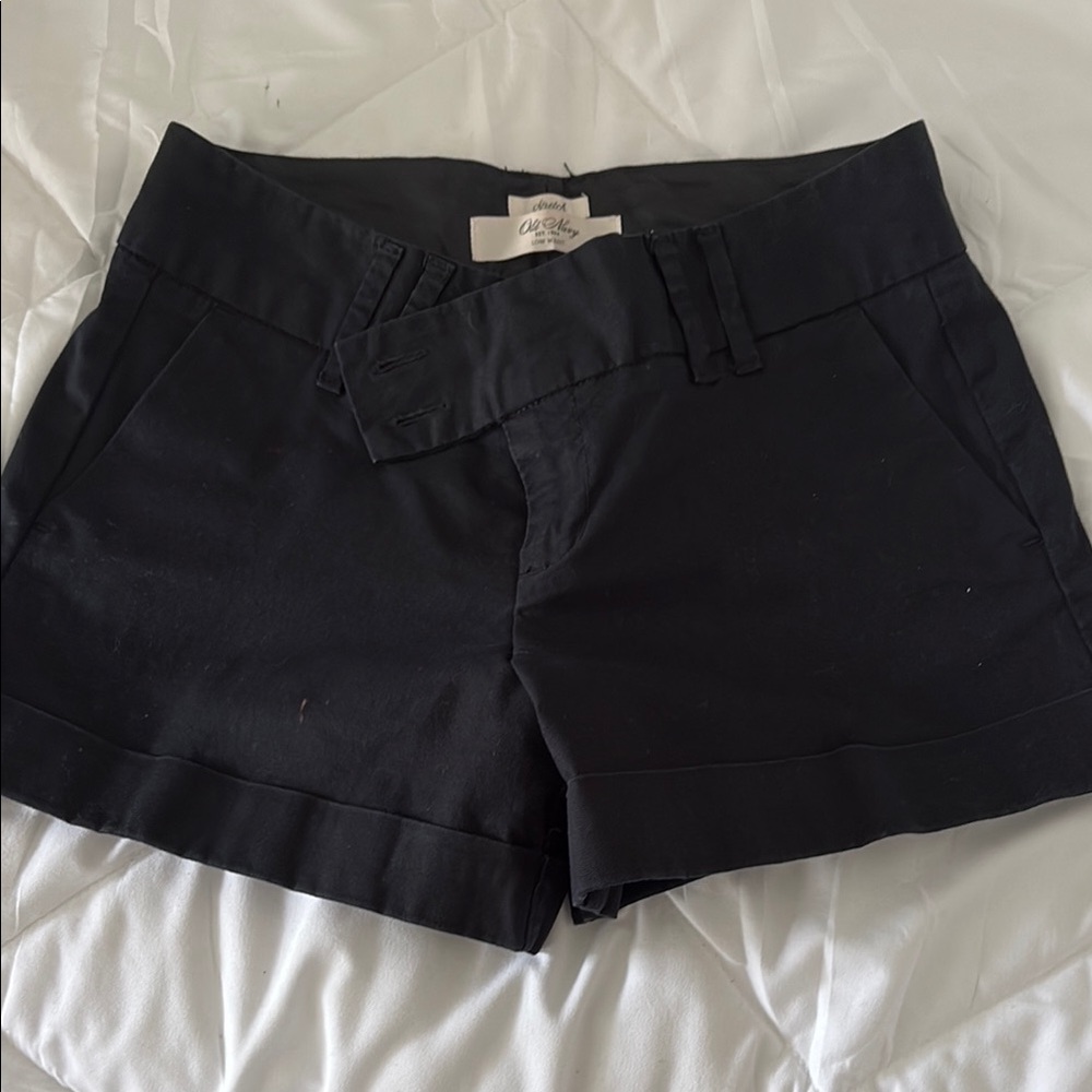 Old Navy Low Waist Black Shorts Lightweight Comfort